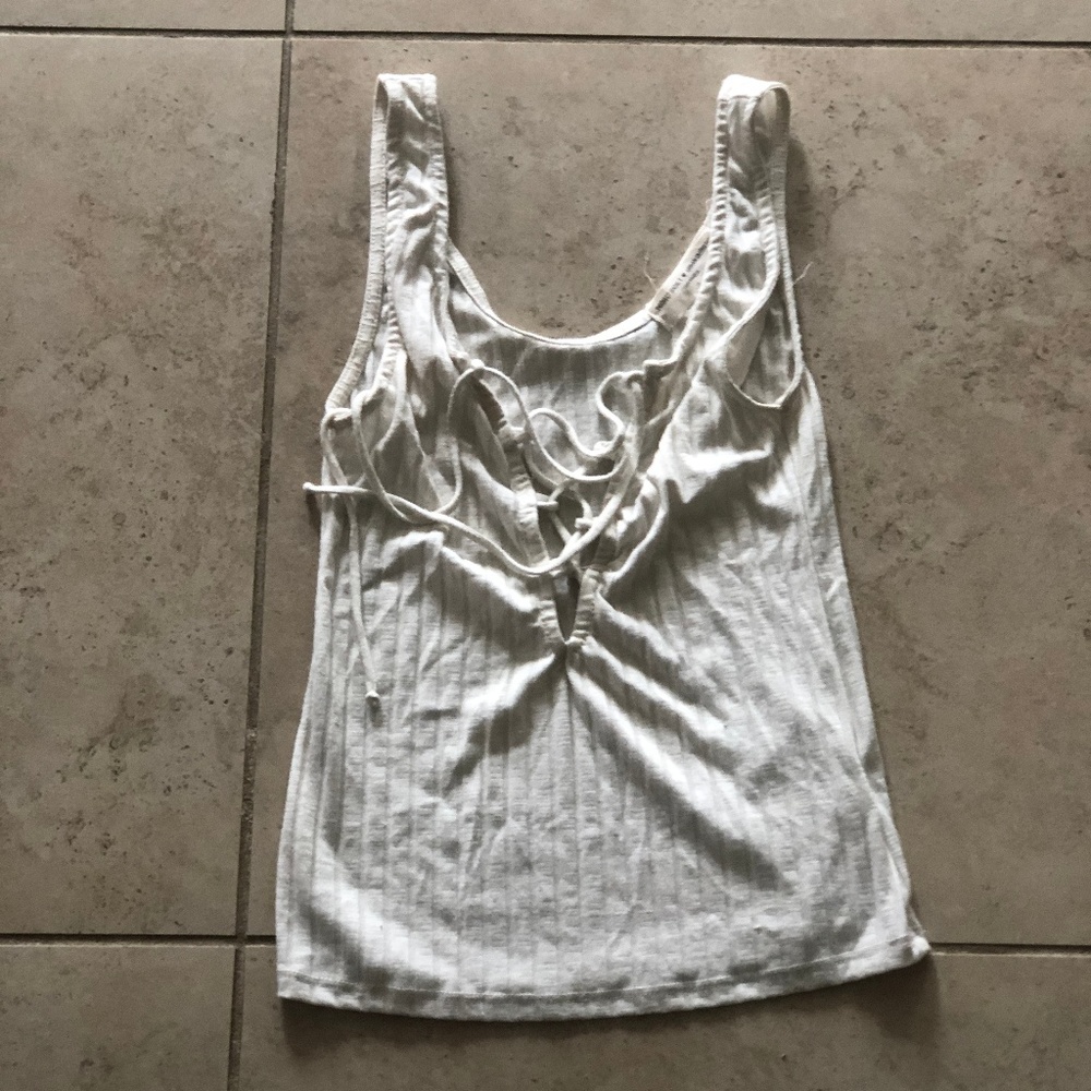 Project Social Lace up Tank Top